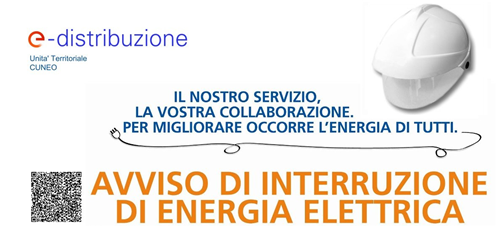 Avviso di interruzione di energia elettrica per il giorno 27 febbraio 2026