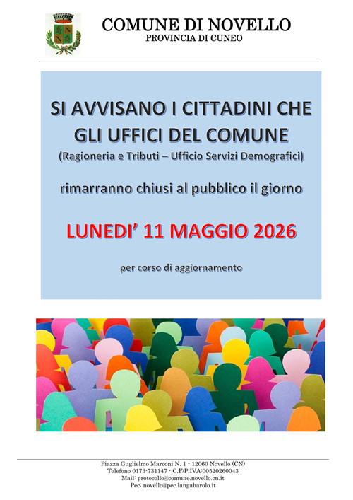 Chiusura uffici comunali